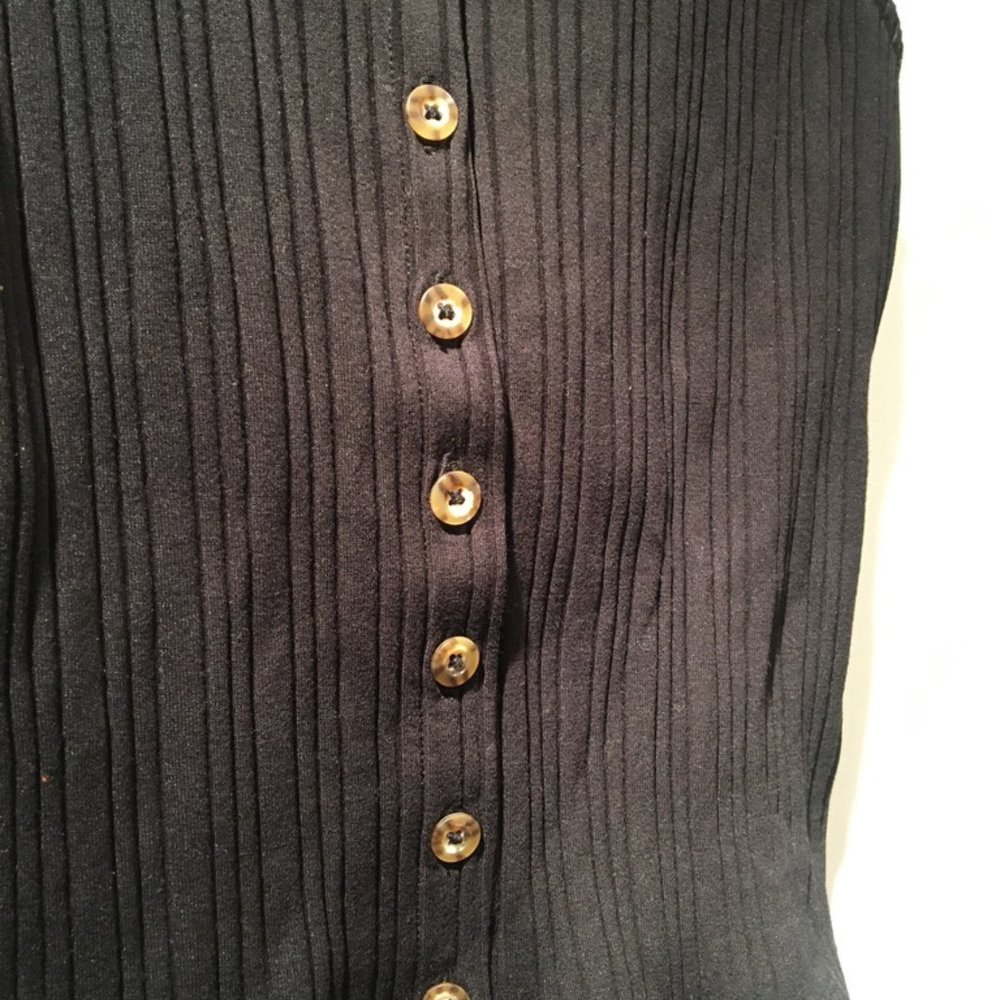 Madewell Ribbed Button-Front Tank Top - Picture 6 of 8